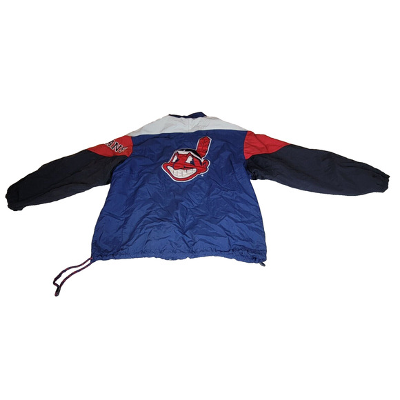 Vintage Mirage Windbreaker Atlanta Braves Jacket Mens Sz XL Sports NBL Baseball - Picture 2 of 16